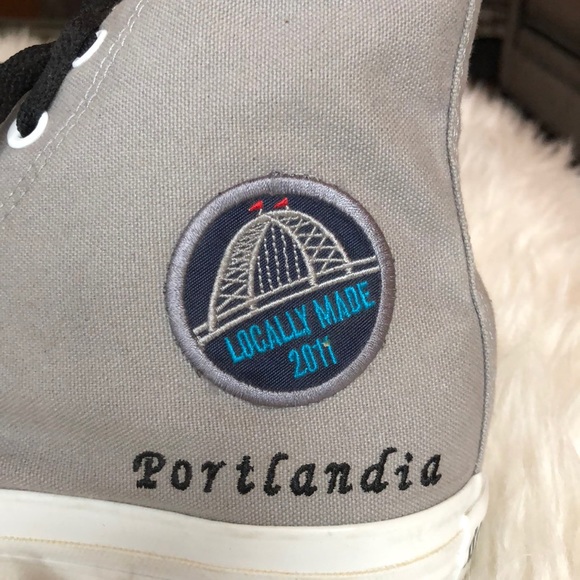 One of a kind “Portlandia” men’s Converse - Picture 3 of 5